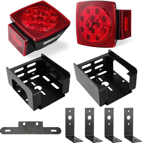 trailer tail light mounting boxes